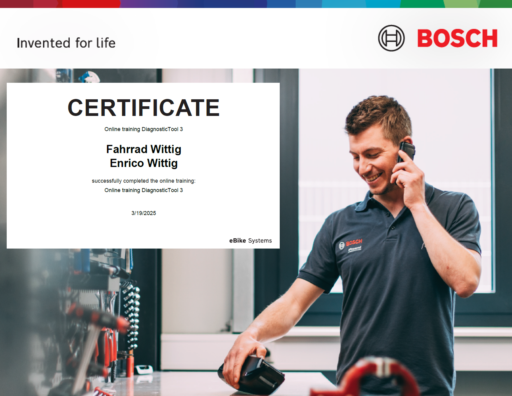 BOSCH Certficated